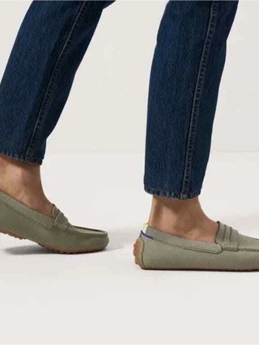 Rothy's The Driver Loafer Slip-On Retired Martini Olive Size 9 NWOB